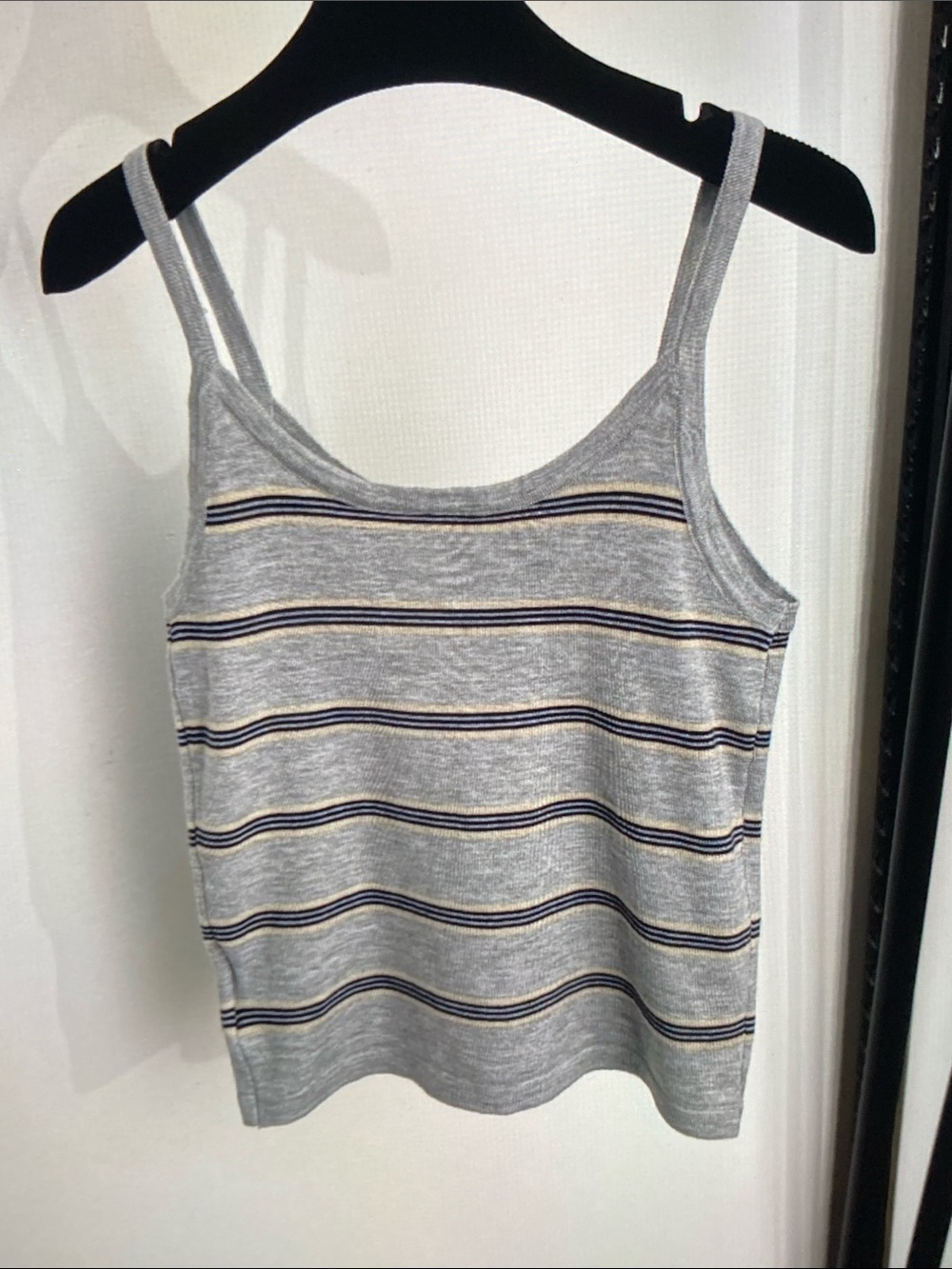 Miu Miu Stripe Knit Matching Set Cardigan + Tank Only Tried-On - Picture 7 of 8